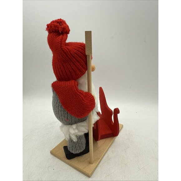 Ljungstroms  Swedish Tomte Santa #8530 Christmas Elf Red Sled Scandinavian - Picture 3 of 6